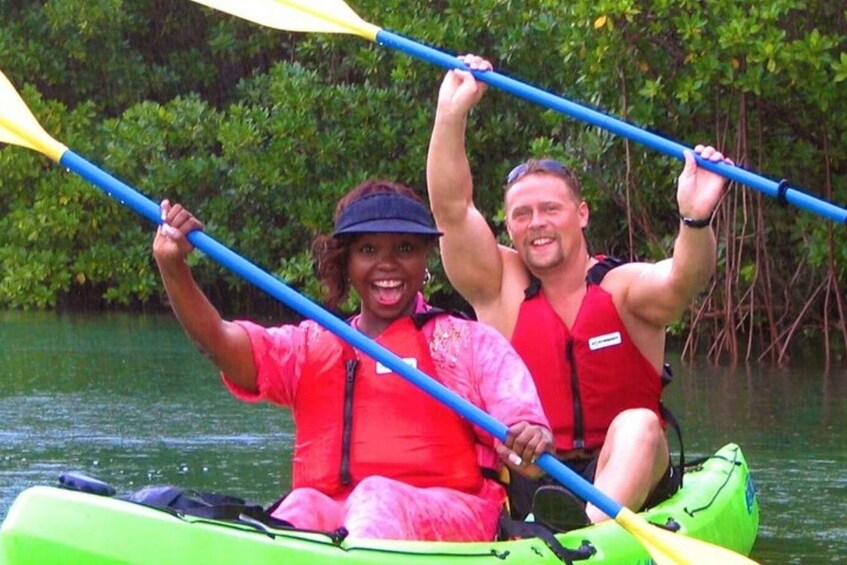 Picture 3 for Activity St. Thomas: Cas Cay - Kayak Hike and Snorkel Adventure