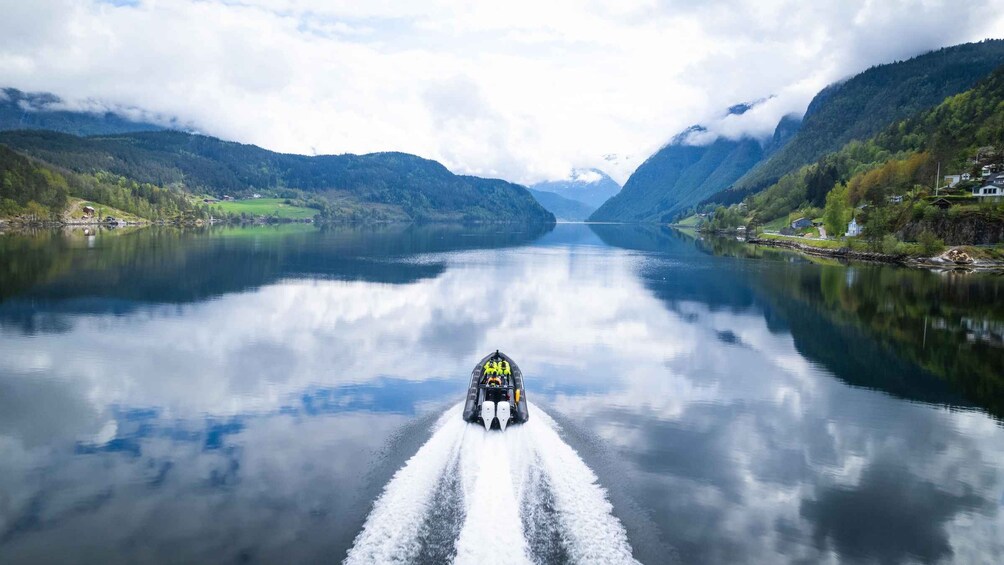 Picture 1 for Activity Ulvik adventure: Exploring Hardangerfjord's Osafjord by RIB