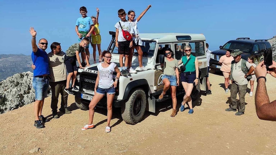 MALIA: Land rover Safari Lasithi Plateau and Zeus Cave