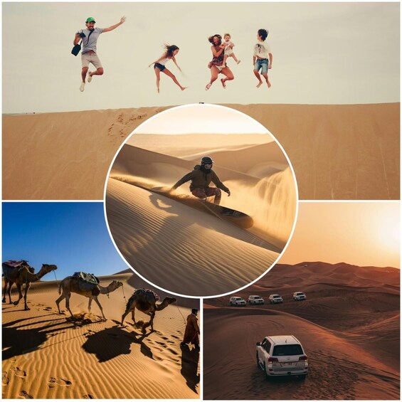 Doha Desert Safari, Sandboarding, Camel Ride and Inland sea