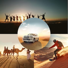 Doha Desert Safari, Sandboarding, Camel Ride and Inland sea