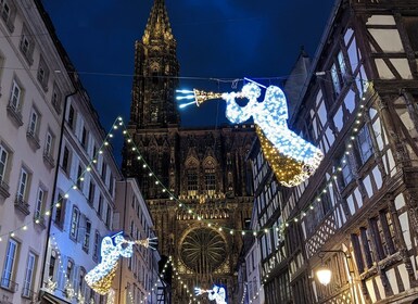 Strasbourg: Christmas Market by Night with Mulled Wine