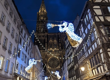 Strasbourg: Christmas Market by Night with Mulled Wine