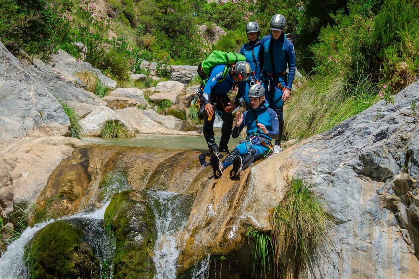 Picture 14 for Activity From Granada: Rio Verde Canyoning Tour with Lunch