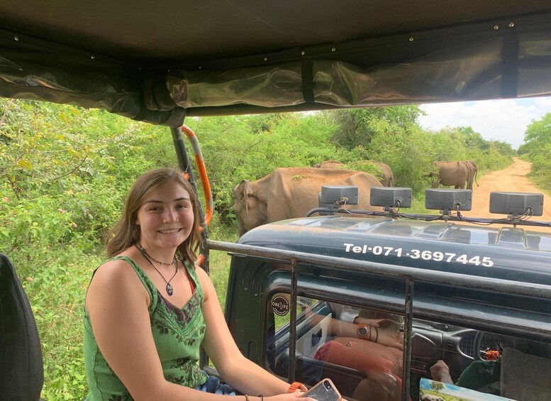 Udawalawe National park with Safari jeep & Entrance ticket