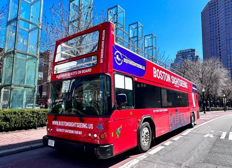 Picture 7 for Activity Boston Sightseeing: Single Ride Pass With Double-Decker Bus