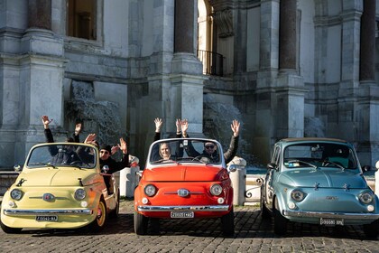 Rome: Self-Drive Fiat 500 Cabriolet Adventure