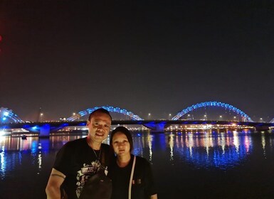 DaNang NightTour with MarbleMountain-Lady Budda-DragonBridge