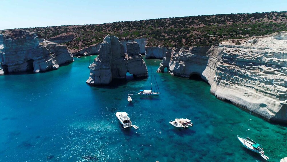 Picture 4 for Activity From Sifnos: Milos Island Tour with Swimming and Snorkeling