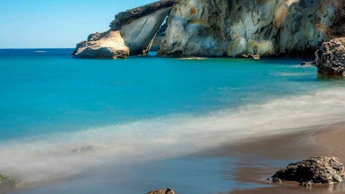 De Sifnos : Île de Milos excursion avec baignade et plongée en apnée