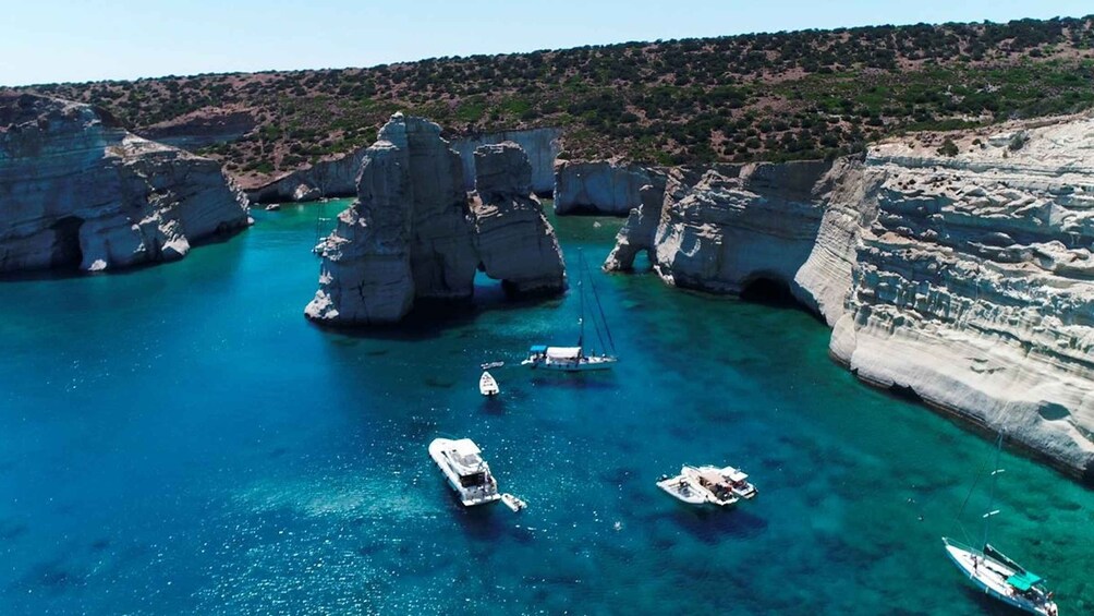 Picture 4 for Activity From Sifnos: Milos Island Tour with Swimming and Snorkeling