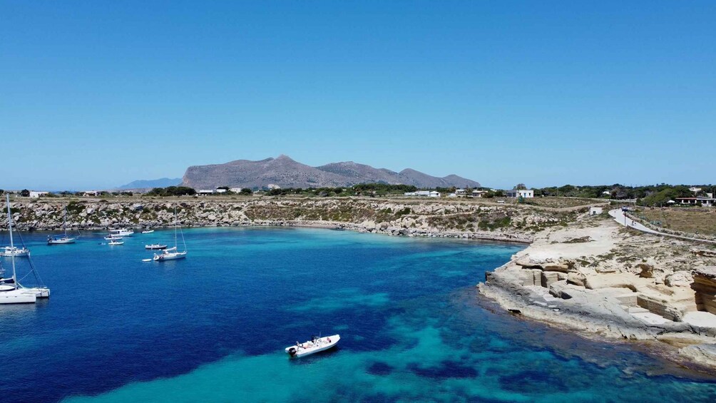 Marsala: Full-day trip by Dinghy to Favignana and Levanzo