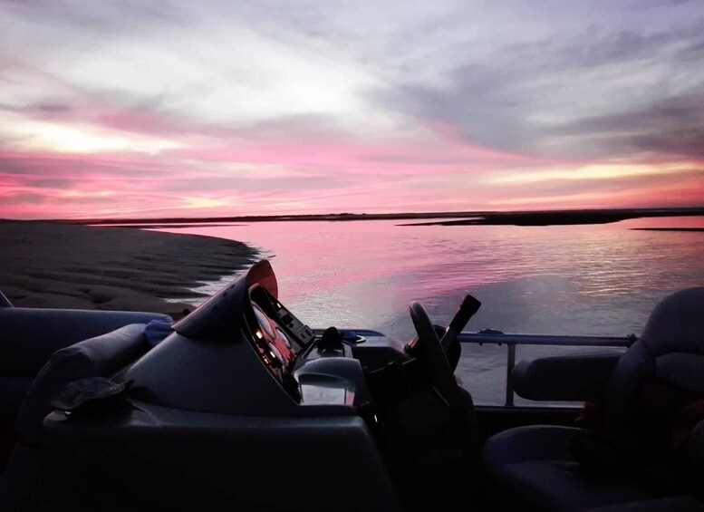 Picture 9 for Activity Faro: Ria Formosa Romantic Proposal Sunset Boat Tour