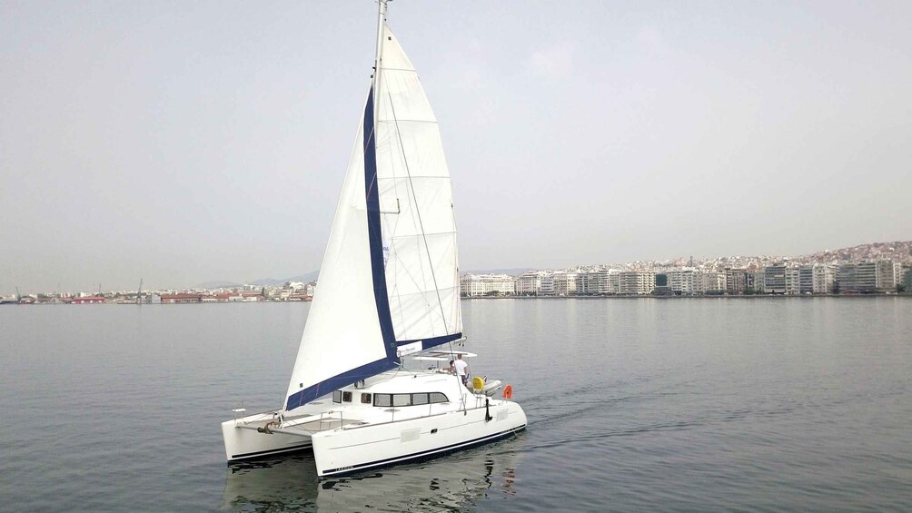 Picture 2 for Activity Corfu: Full Day Private Cruise on Lagoon Catamaran