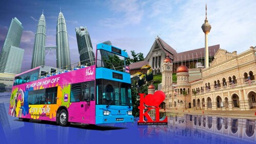 Kuala Lumpur : 24 heures sur 24 Hop-On Hop-Off excursion en bus et audiogui...