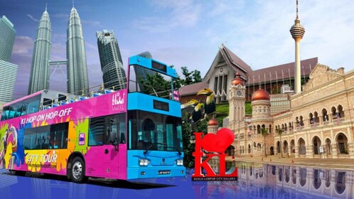 Kuala Lumpur: Excursión en Autobús Hop-On Hop-Off de 24 Horas y Audioguía