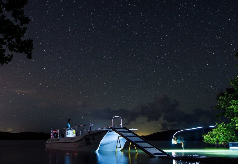 Vieques: Bioluminescent Bay Boat Tour