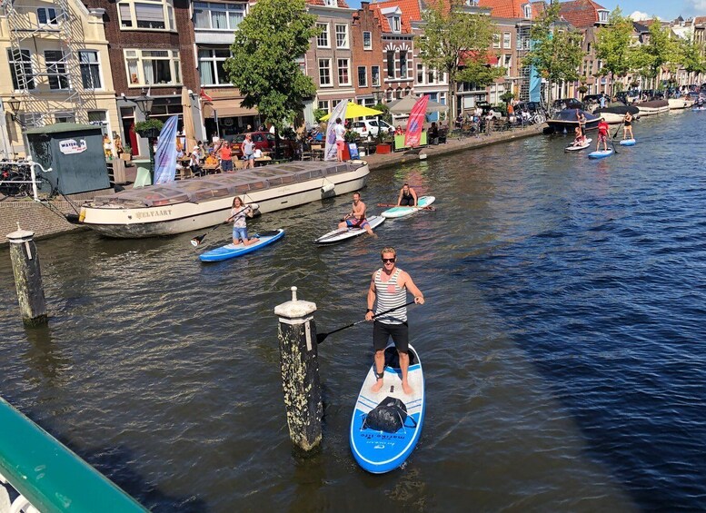 Picture 3 for Activity Leiden: Paddleboard Rental to Explore Leiden's Canals