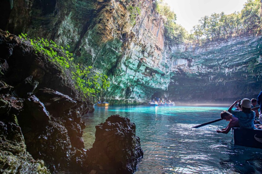 Picture 1 for Activity From Argostoli: Melissani Lake and Myrtos Beach Guided Tour