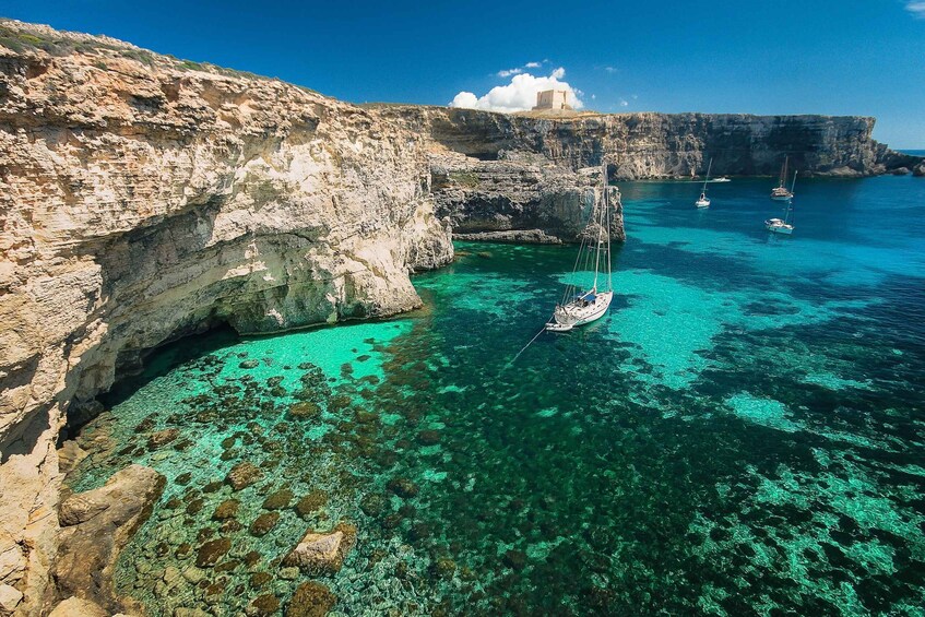 Picture 11 for Activity From Sliema: Comino Island and Blue Lagoon Cruise