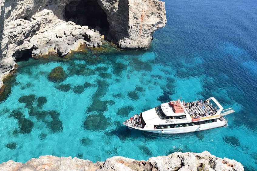 Picture 3 for Activity From Sliema: Comino Island and Blue Lagoon Cruise