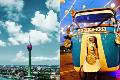 TukTuk-tur i Colombo med lunsj/middag på Lotus Tower