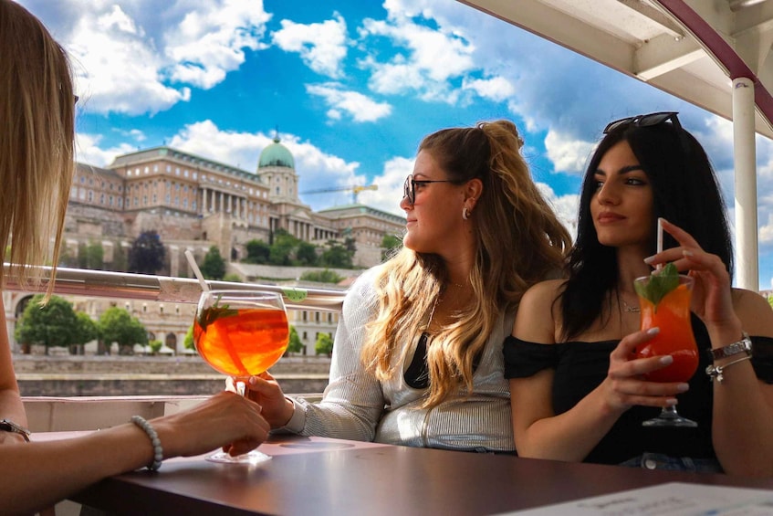 Picture 1 for Activity Budapest: Unlimited Prosecco and Wine Sightseeing Cruise