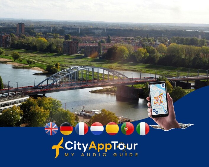 Arnhem: Walking Tour with Audio Guide on App