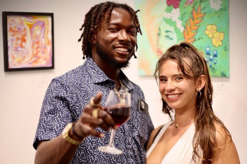 Wine Tasting with Fine Art Downtown Experience