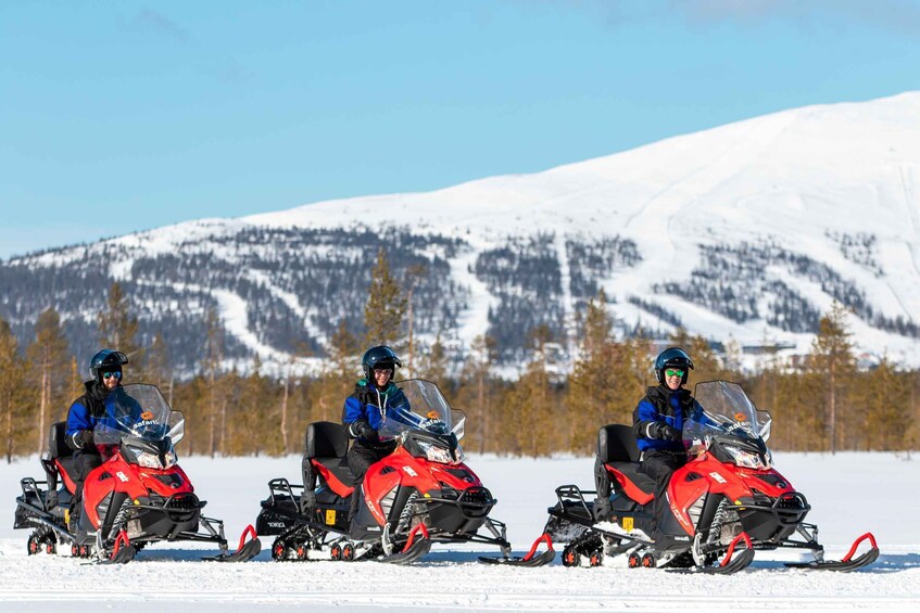 Picture 4 for Activity Ylläs: Snowmobile Adventure with Ice Fishing