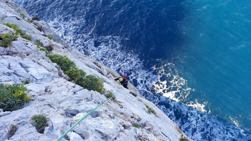 Picture 4 for Activity From Nebida: climbing the cliff of Masua