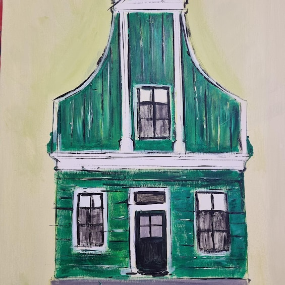 Picture 5 for Activity Zaandam: paint a Dutch windmill in a cosy atelier