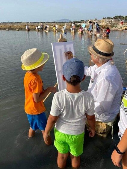 Picture 3 for Activity Water painting in the salt pans of Marsala