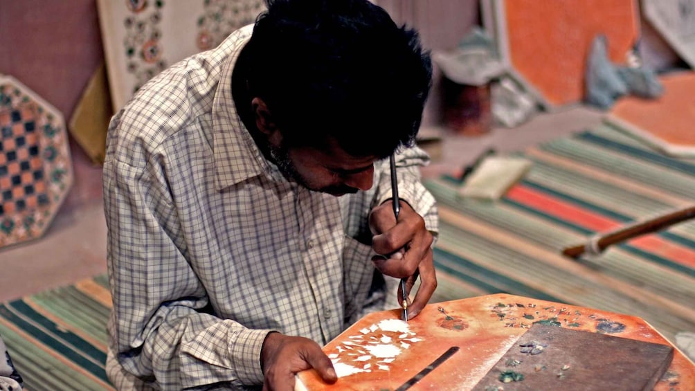 Marble Inlay Workshop Tour In Agra