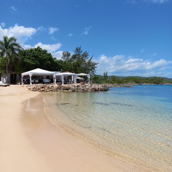 From Ocho Rios: Bamboo Beach Club & Dunn’s River Falls