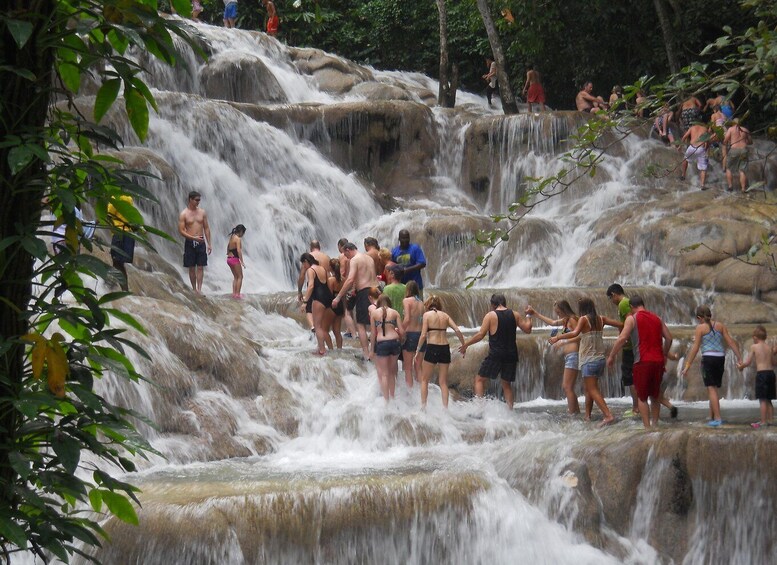 From Ocho Rios: Bamboo Beach Club & Dunn’s River Falls