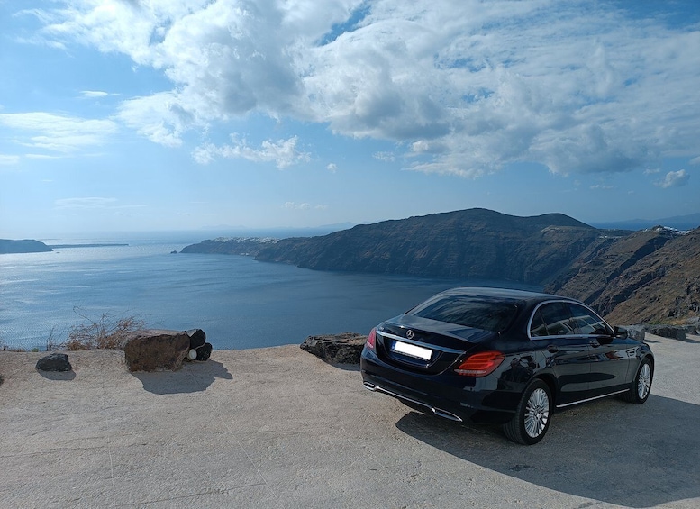 Picture 1 for Activity Santorini: Full-Day Car Hire with Private Driver