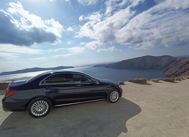 Picture 2 for Activity Santorini: Full-Day Car Hire with Private Driver