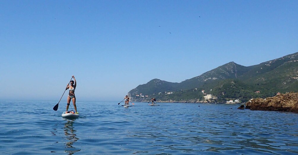 Picture 7 for Activity Arrábida Natural Park: Stand Up Paddleboard Tour and Lesson