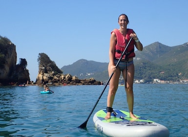 Naturpark Arrábida: Stand Up Paddleboard Tour und Unterricht