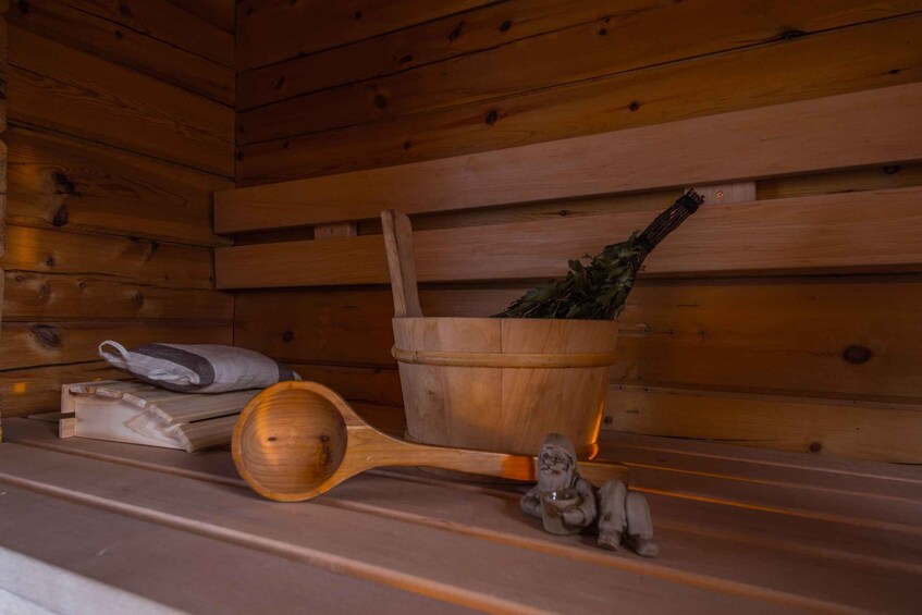 Picture 1 for Activity Private traditional Finnish wood sauna and hot pool