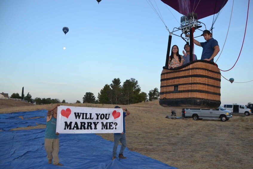 Picture 4 for Activity Temecula: Private Hot Air Balloon Ride at Sunrise
