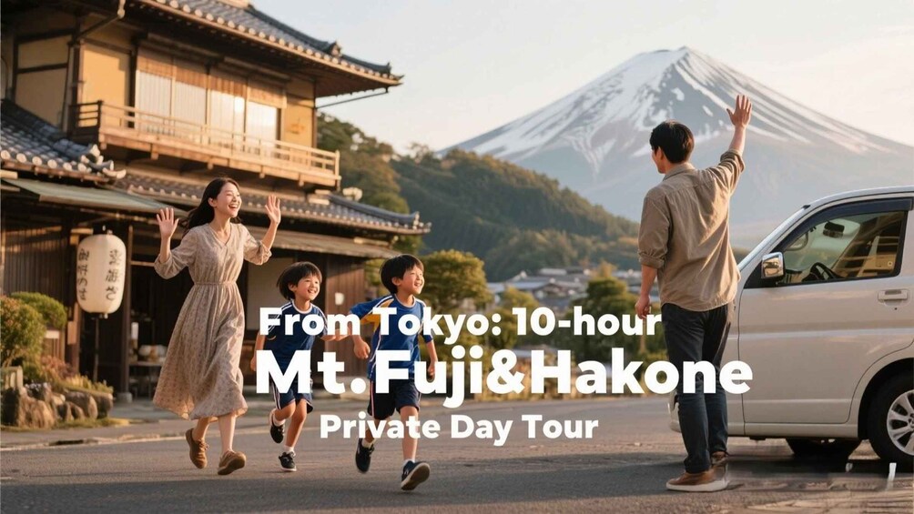 From Tokyo: 10-hour Mt.Fuji&Hakone Private Day Tour