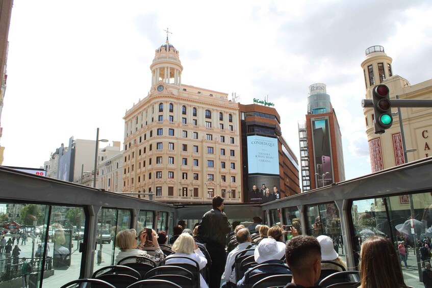 Picture 5 for Activity Madrid: Panoramic Open-Top Bus Day or Night Tour with Guide