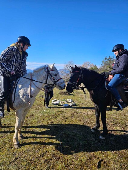 Picture 1 for Activity Kastraki: Meteora Morning Horse Riding with Monastery Visit