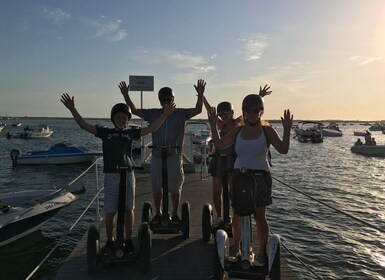 Faro: Segway-Tour bei Sonnenuntergang mit Cocktails