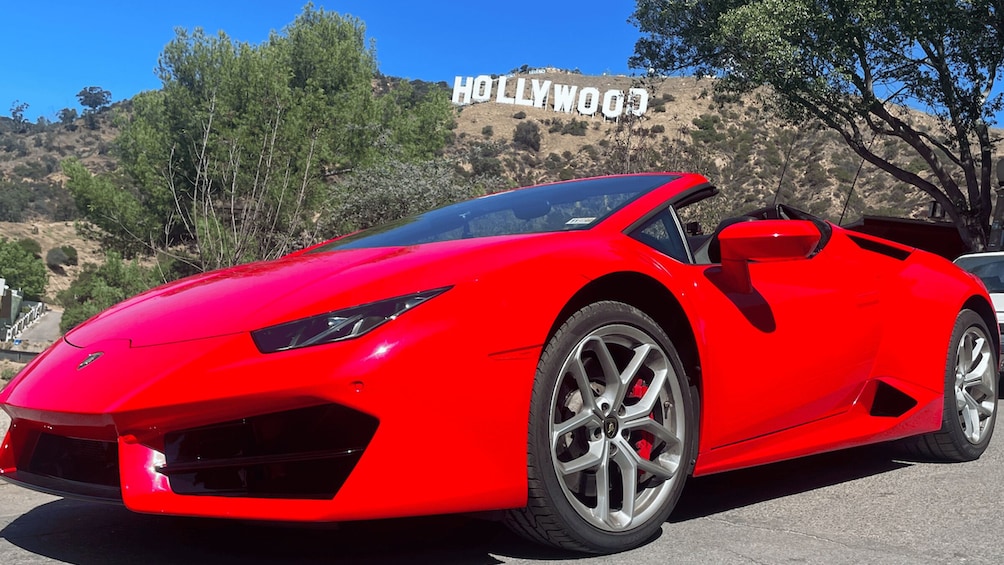 Picture 3 for Activity 20 Min Lamborghini tour in Hollywood (Drive or be driven)