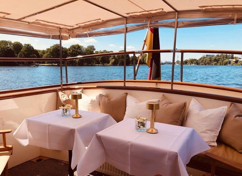 Picture 10 for Activity Berlin: Electric Yacht Cruise with 4-Course Dinner