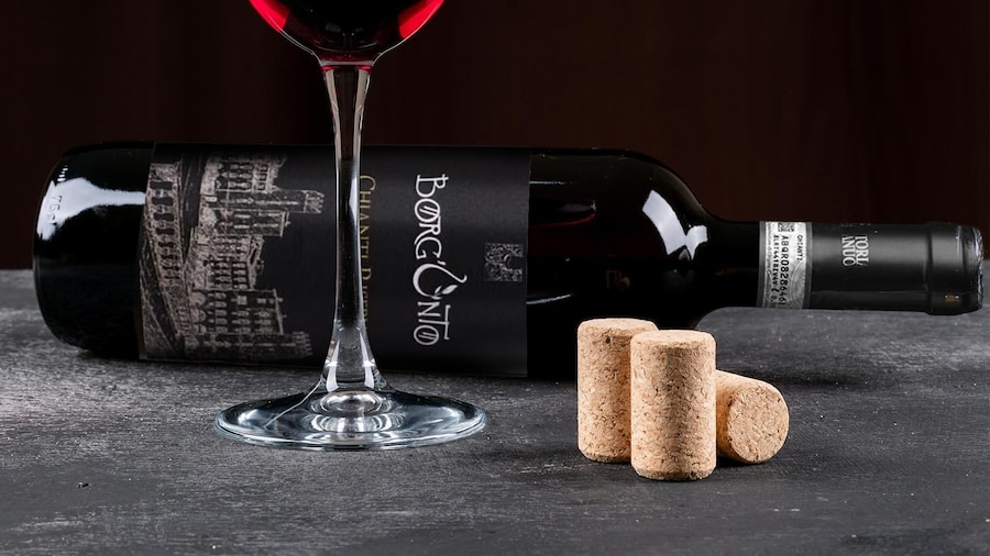 Wine tasting in the historical centre