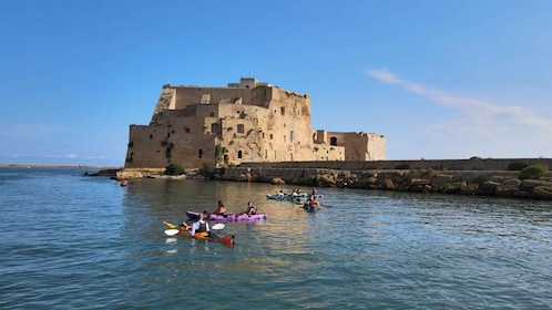 Brindisi: Kayaking Around Sant'Andrea Island & Giant Turtles